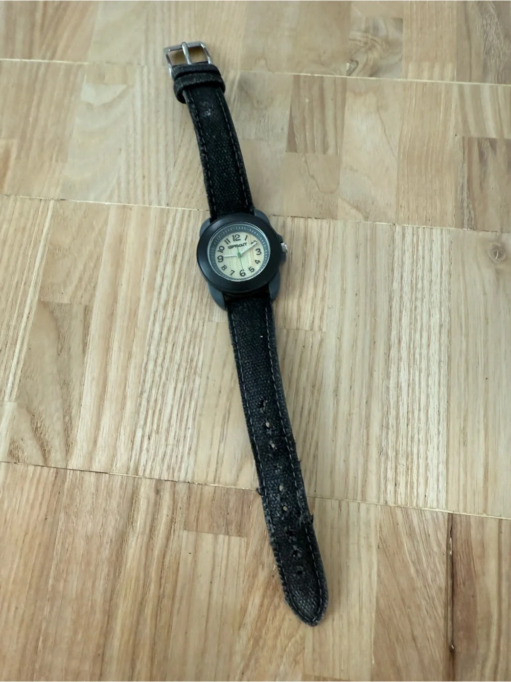 Sprout eco-friendly biodegradable black watch NEW BATTERY